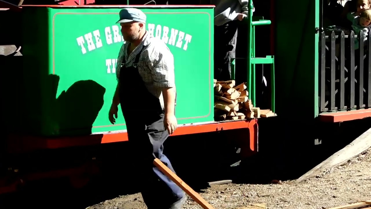 The Green Hornet steam train- Timbertown Wauchope NSW