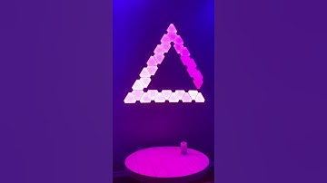 daft punk short circuit on nanoleaf!! #shorts check out this rgb setup for your home!