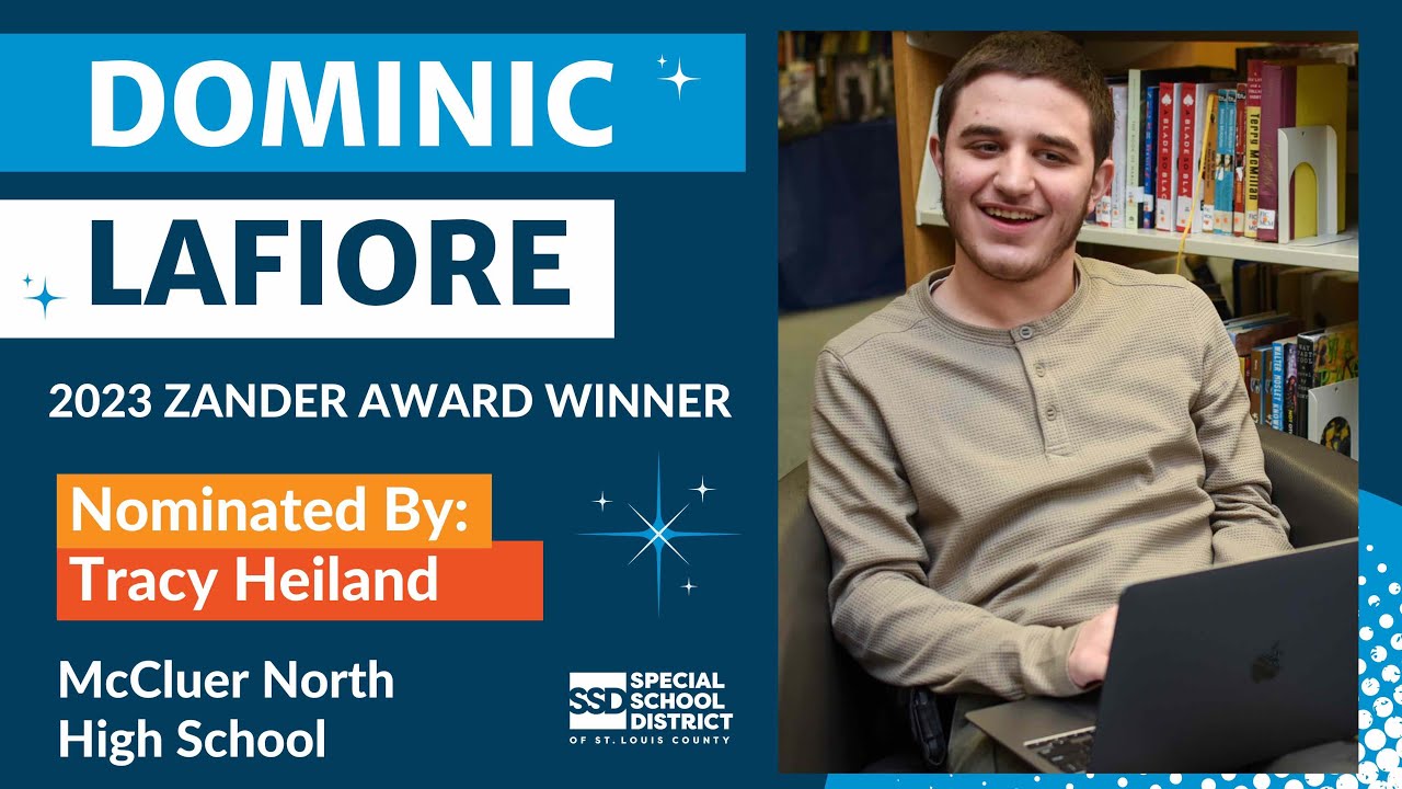 Dominic LaFiore Zander Award Winner YouTube