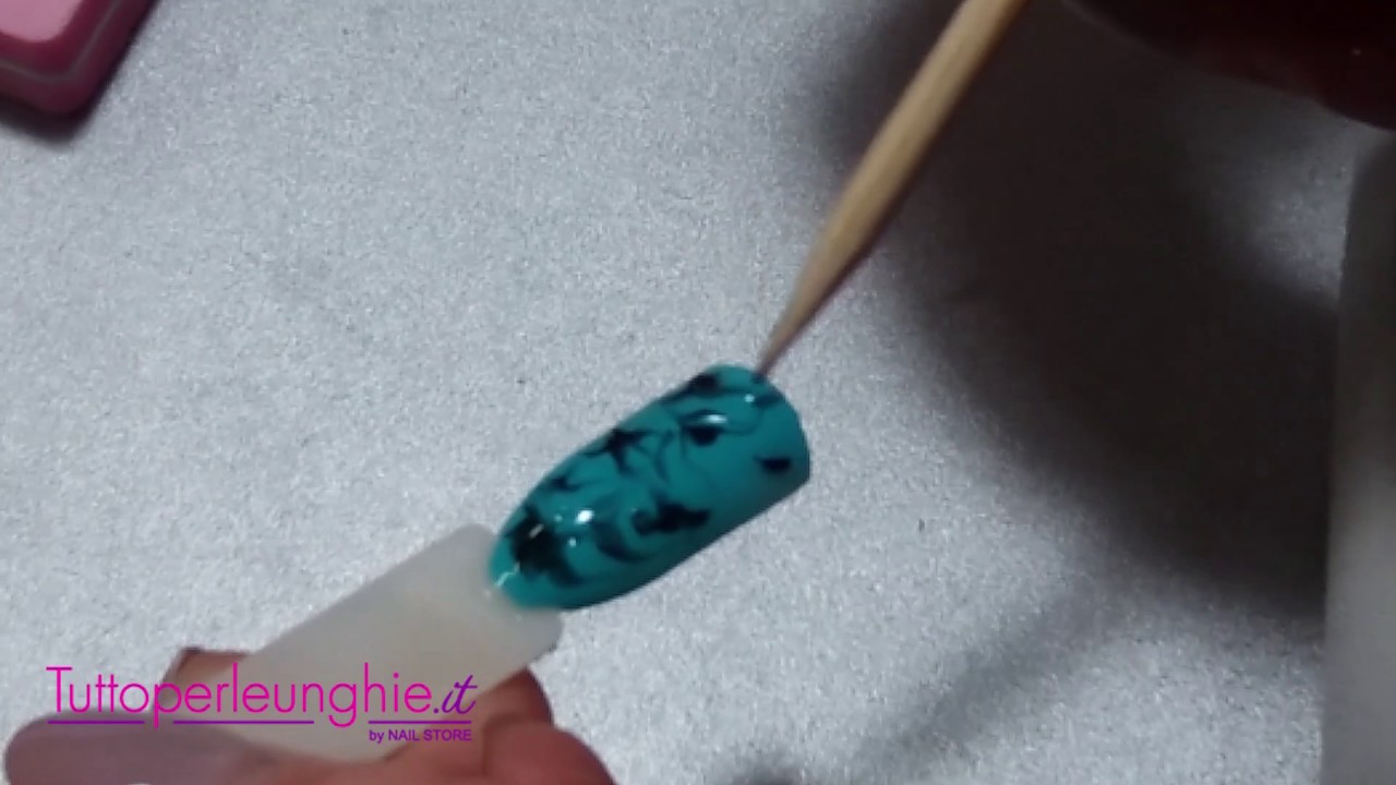 Unghie Effetto marmo , Tutorial