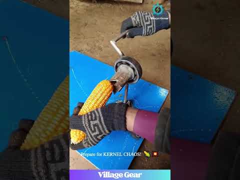 INSANE Gadget STRIPS Corn CLEAN in Seconds! 🤯 You NEED This! #corn #gadget #satisfying #viral