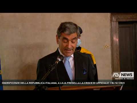 ONORIFICENZE DELLA REPUBBLICA ITALIANA, A LILIA FREDELLA LA CROCE DI UFFICIALE  | 16/12/2021