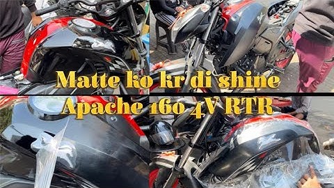 Apache RTR 160 4v Lamination-PPF | Apache RTR 160 4V Modifications | Bike PPF | King Detailing