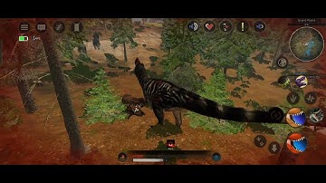Rex hunts Ceratopsian herd - Path of Titans - Crimson Semi-Realism 
