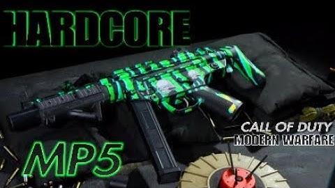BEST MP5 HARDCORE CLASS SETUP (COD MODERN WARFARE)