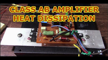 Why class AB or B amplifiers dissipate more heat at lower power
