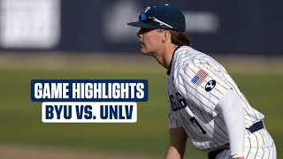 FULL GAME HIGHLIGHTS: BYU Baseball vs UNLV