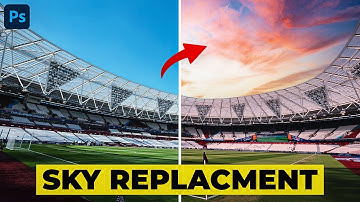 Replace the SKY in ANY Photo in Photoshop 2022!!