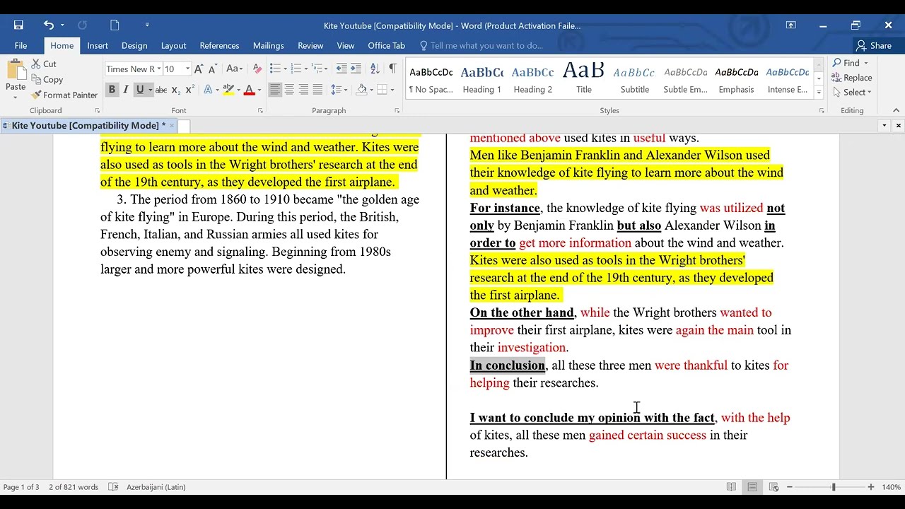 İngilis dili yeni model mətn sualı (11-ci sinif buraxılış imtahanı / 9-cu sinif buraxılış imtahanı)