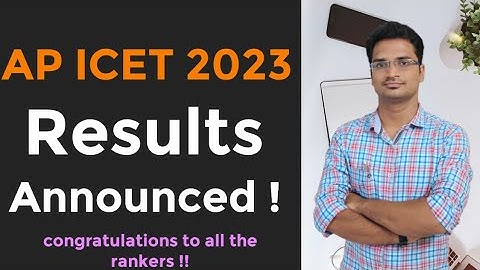 AP ICET 2023 Results Out | మీ Rank check చేసుకోండి | Link in description