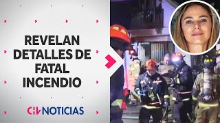 Bomberos detalló fatal incendio donde murió hijo de Mariana Derderián: “Fue imposible acceder”