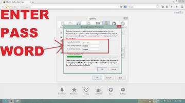 How to lock Mozilla Firefox with Master Password