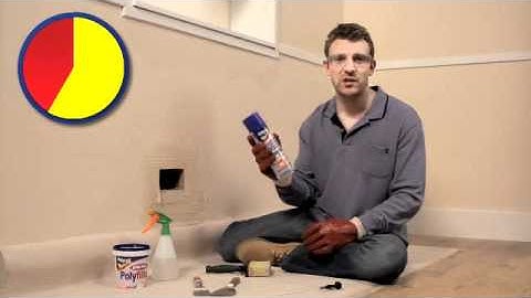 How to fill awkward and deep gaps