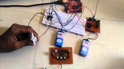 wireless DC motor control using RF module