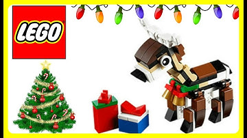 LEGO 30474 Creator!  Build Your Own Christmas Toy Reindeer!  How To Build Lego Reindeer!  Fun Kids V