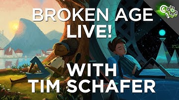 Broken Age Part 1 Gameplay Demo with Tim Schafer, Adam Sessler, and Anthony Carboni!
