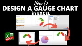gauge chart hack for excel dashboards - step by step gauge chart creation tutorial