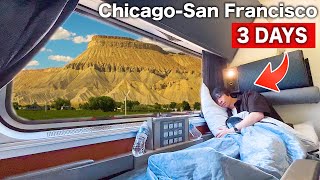 🇺🇸3 DAYS on America's Most Scenic Sleeper Train (Chicago→San Francisco) | Amtrak California Zephyr