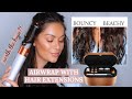 TESTING DYSON AIRWRAP COPPER EDITION ON MY EXTENSIONS | Beauty's Big Sister