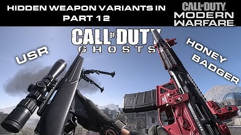 Modern Warfare Warzone - Creating Hidden Weapons Part 12 Ghosts Edition