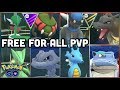 FREE FOR ALL PVP ULTRA & MASTER LEAGUE IN POKEMON GO SUPER FUN BATTLES