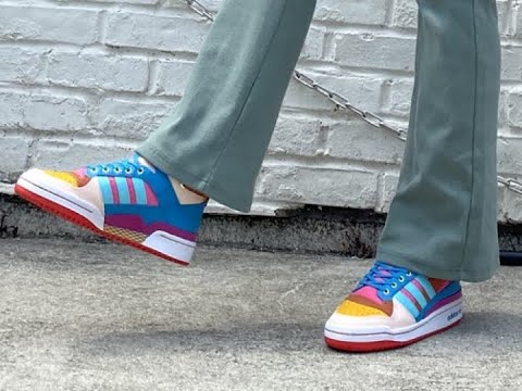 Adidas Forum Mid Adidas x SEED - June 2021 Release Date - Team College Gold  / Pulse Aqua / Pink Tint - YouTube
