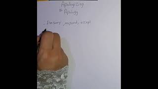 الوحدة السابعة // الاعتذار Apologizing