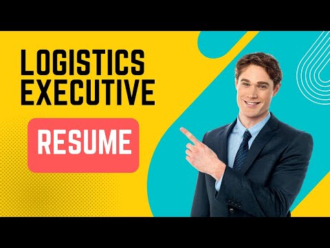 Logistics Executive Resume कैसे बनाए | Logistics Manager Resume | Logistics Officer Resume |