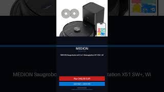 MEDION Saugroboter mit 2-in-1 Absaugstation X51 SW+, Wischfu kaufen 2026 | 349,95 € | #Shorts