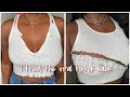 Trying the viral tik tok tank top hack! | How to style a plain tank | therealheur