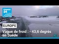 Vague de froid en europe   436 degrs en sude  france 24