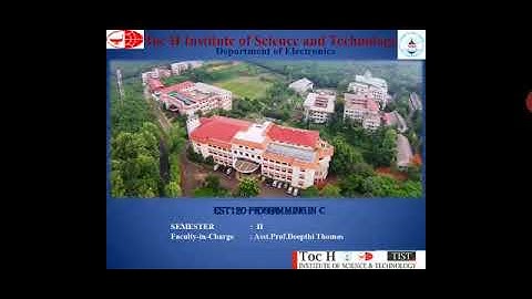 EST102 Programming in C- Module IV- Functions- Asst Prof Deepthi Thomas