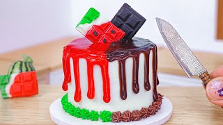 Rainbow Chocolate Cake 🌈 Miniature Rainbow Chocolate Cake Decorating  Ideas 🌈 1000+ Miniature Ideas