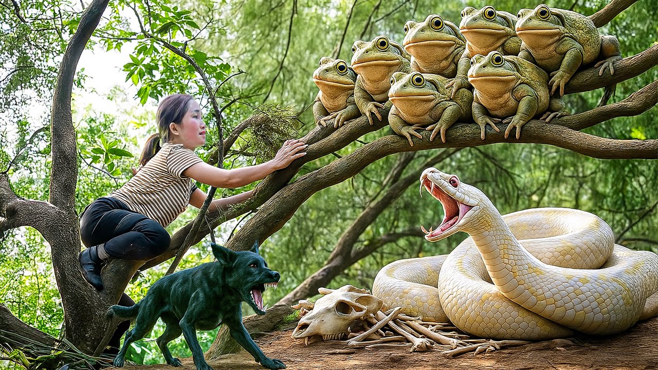 Harvesting Rare Giant Jungle Ingredient,  Stir-Fried With Spicy Chili | Unique wild food