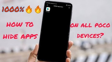 How To Hide/Unhide Apps On All Poco Devices, Poco M2 Pro, Poco F1, Poco X2, Poco X3 2021🔥🔥