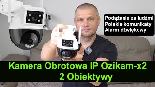 Kamera z 2 Obiektywami i funkcją śledzenia człowieka. Alarm Głosowy! screenshot 2