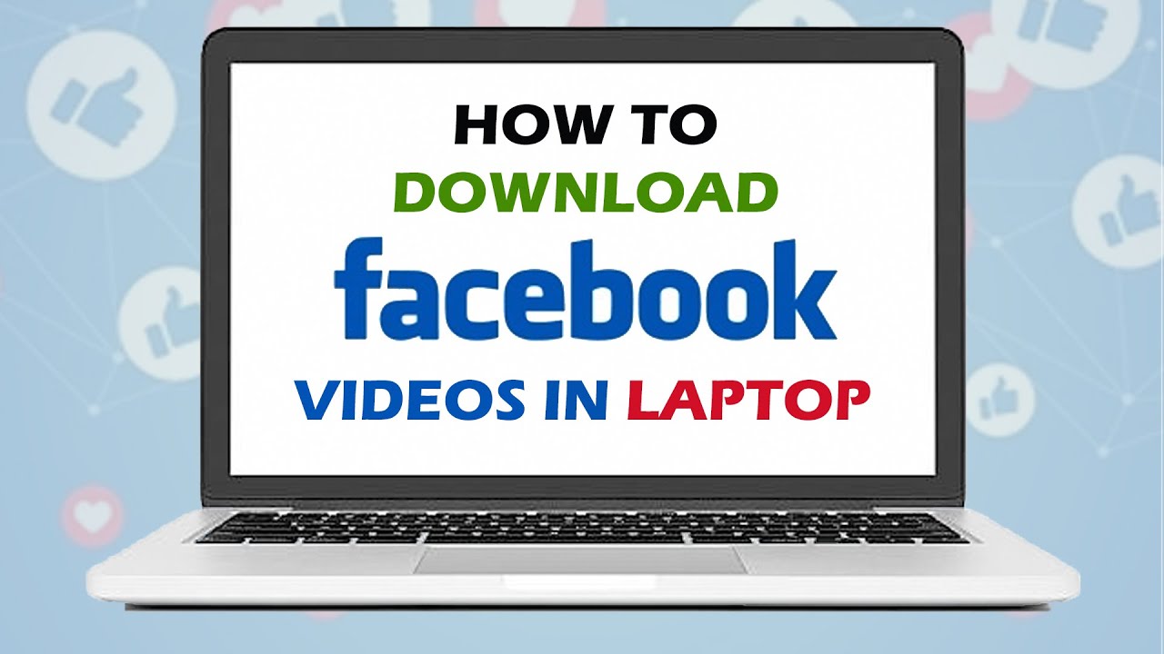 How To Download Facebook Video in Laptop YouTube
