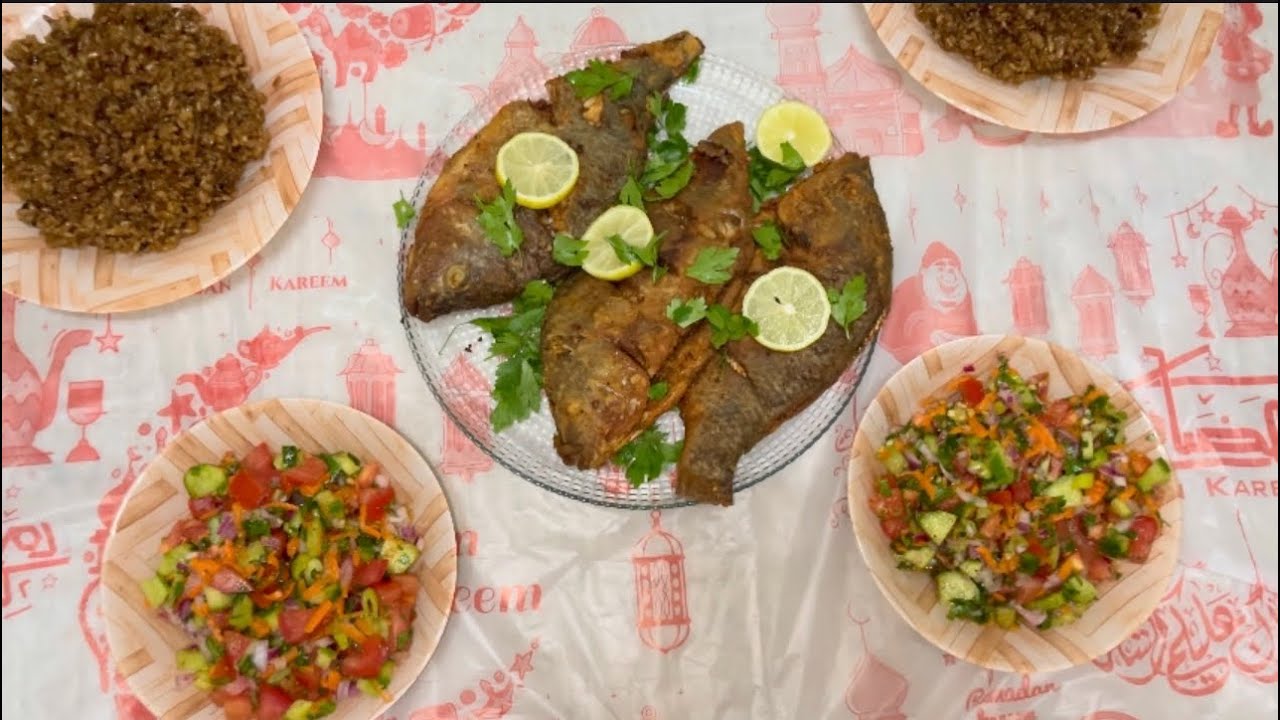 تنظيف المطبخ🧹🧼عملت سمك لأول مره ف بيتي 🙏🏻♥️🐟