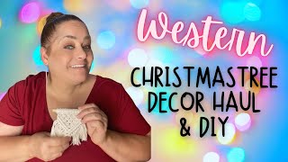 Western Christmas Tree Decor & DIY