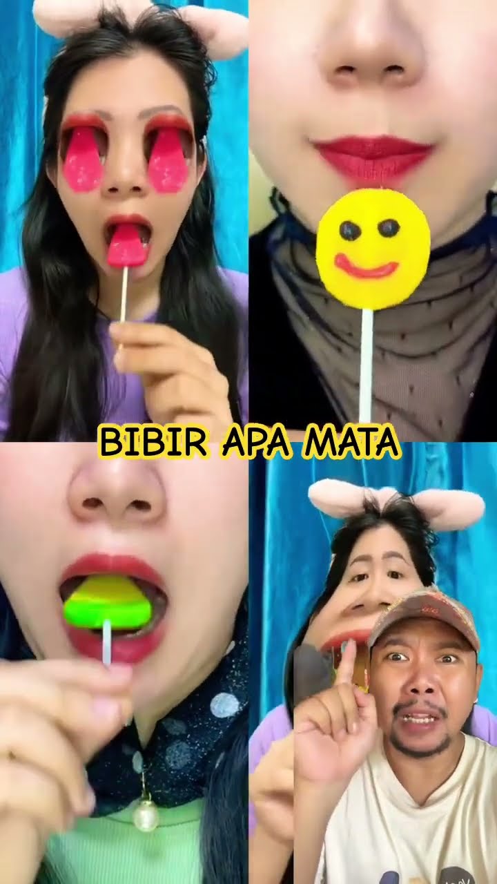 BIBIR APA MATA YAAA!!!?? #eating #funny #satisfying #shorts