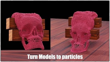 Destroy Models into particles easily using Molecular script Add-on | Blender 2.93