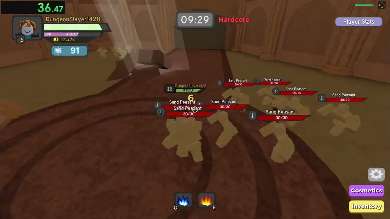 Speed run Dungeon Quest Desert Dungeon 11204 YouTube