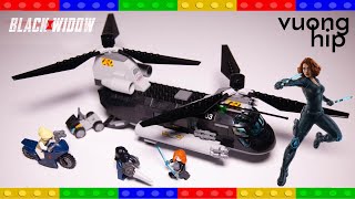 Lego Marvel | Lắp ghép trực thăng tấn công Black Windown screenshot 5