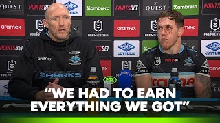 Fitzgibbon pleased with strong win | Sharks Press Conference | Fox League