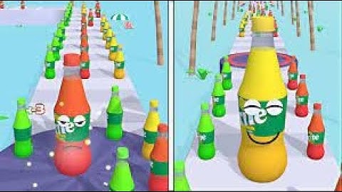 Juice Run Games Gameplay #11 All Levels Android IOS, Walkthough Mobile Stick Run New Update