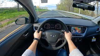 Hyundai Accent POV Drive 2022 года — просто и красиво!!