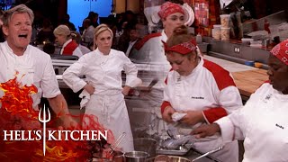 Gordon Kicks Out THREE CHEFS Trying To Cook A Single Steak | Hell's Kitchen