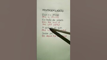 Thumbnail of MONTAGEM LADRÃO (Slowed)- ATLXS (Lyrics) #shorts #montagemladrao #song