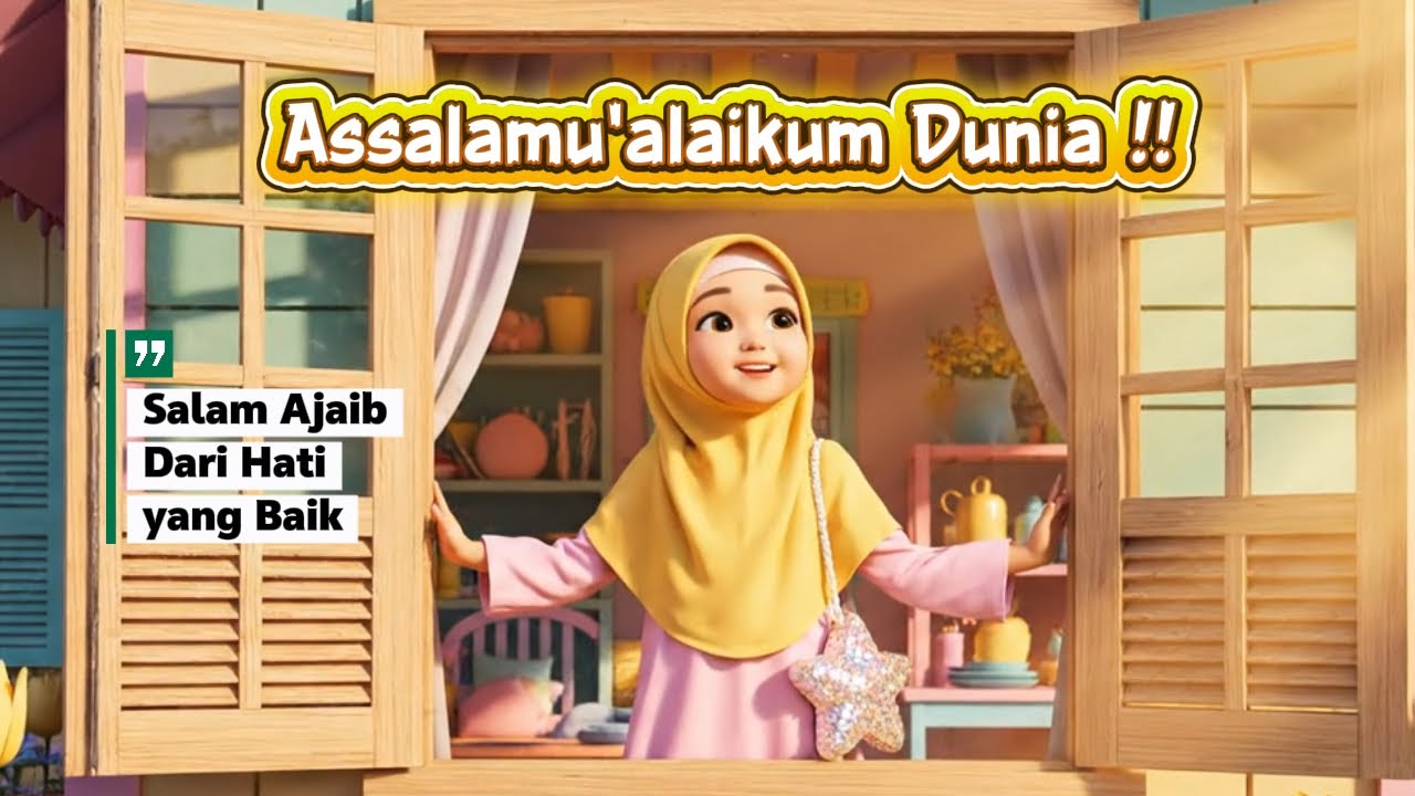 ASSALĀMU’ALAIKUM DUNIA– Lagu Anak Muslim Ceria | Lagu Damai dan Salam Islami