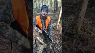 100 yard Neck Shot made by a Kid!